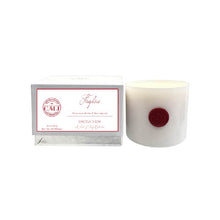 Fireplace - cinnamon and amber 18 oz Soy Candle - Scents of Sicily Collection - Load image into Gallery viewer, Fireplace - cinnamon and amber 18 oz Soy Candle - Scents of Sicily Collection